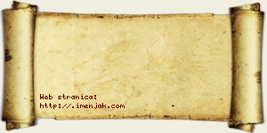 Jasna Perković vizit kartica